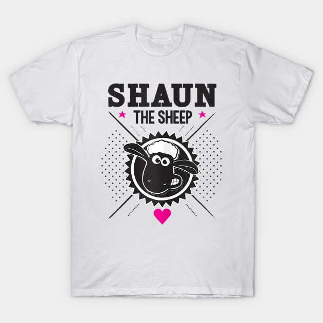 Vintage Shaun Cartoon TV Series The Sheep T-Shirt by WelchCocoa